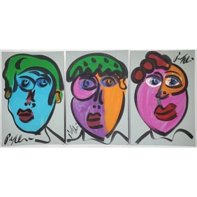 Peter Keil, American (b. 1942), Lot of 3 Paintings