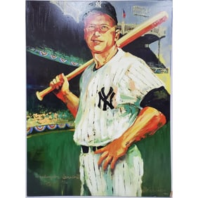 Malcolm Farley, American (b.1957) Mickey Mantle