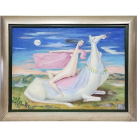 Manuel Soto Munoz, American (1913-2000) Painting