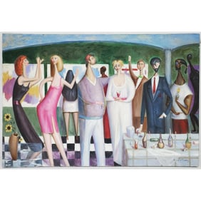 Manuel Soto Munoz, American (1913-2000) Painting