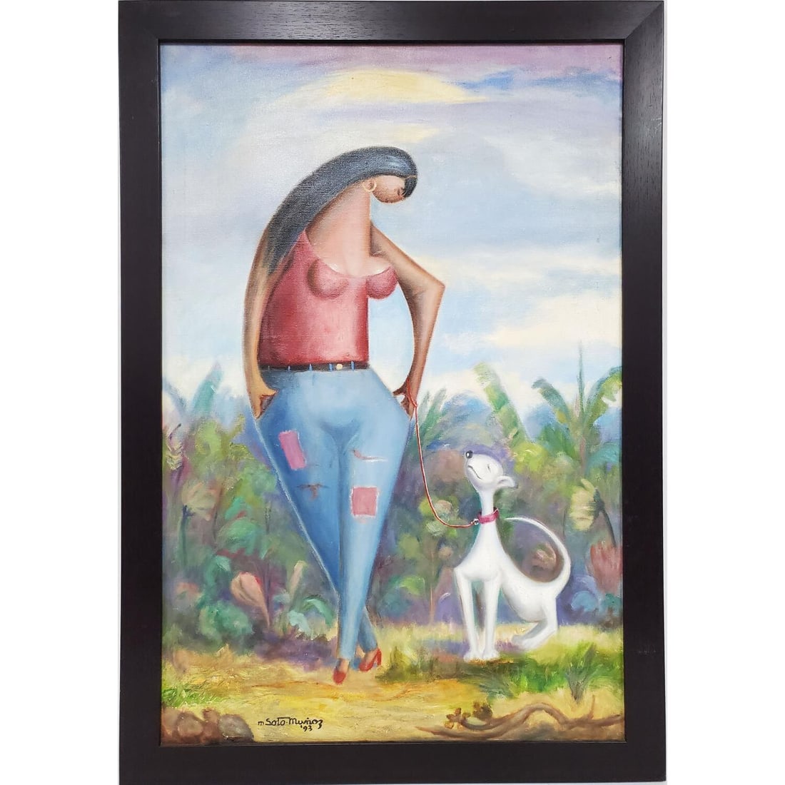 Manuel Soto Munoz, American (1913-2000) Painting (1 of 5)