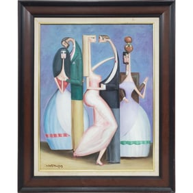 Manuel Soto Munoz, American (1913-2000) Painting