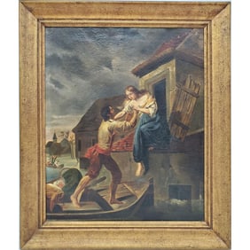 Antique Painting Oil on Canvas