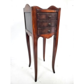 Theodore Alexander Wooden 3 Drawer End Table