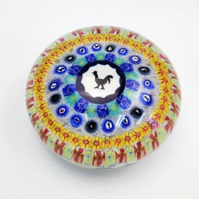 Vintage Baccarat Millefiori Crystal Paperweight