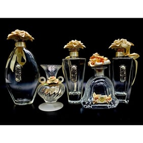 5 Cellini Collection Glass Items w/ Capodimonte
