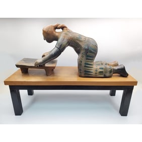 Max Kerlow, Mexcian (20th C.) Pottery Sculpture