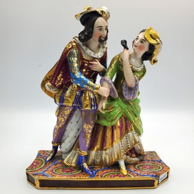 Antique 19th Century French Porcelain Statue