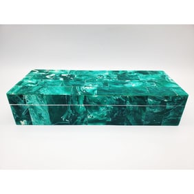 Faux Malachite Box