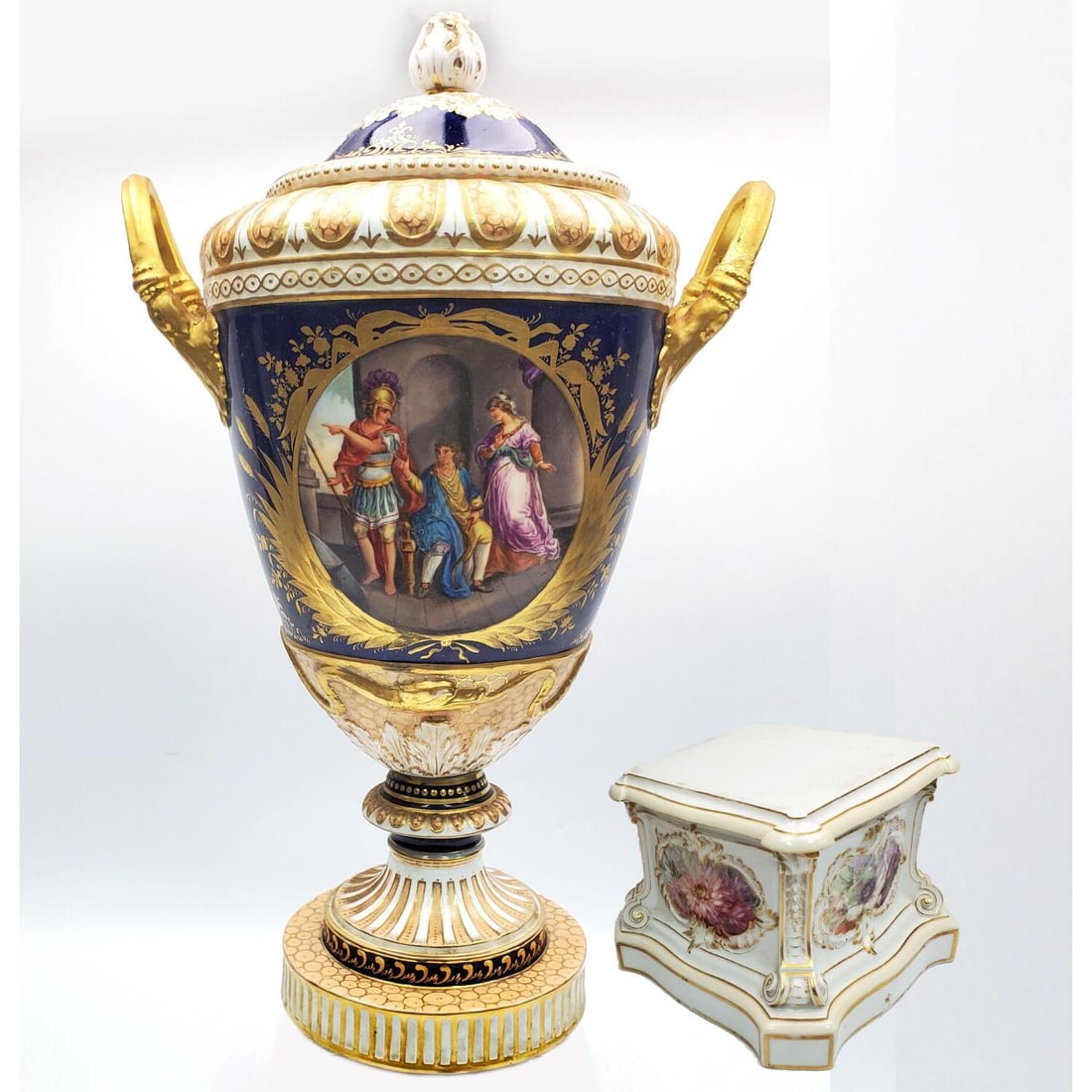 Lot of 2 German KPM Antique Porcelain Items (1 of 8)