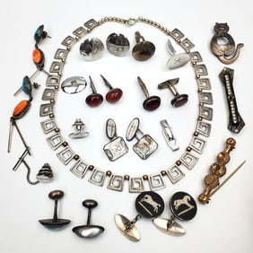 Lot of Sterling Silver & Silver Jewelry Items