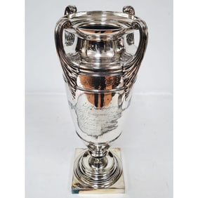 Antique Pairpoint Monumental Silver-Plated Urn