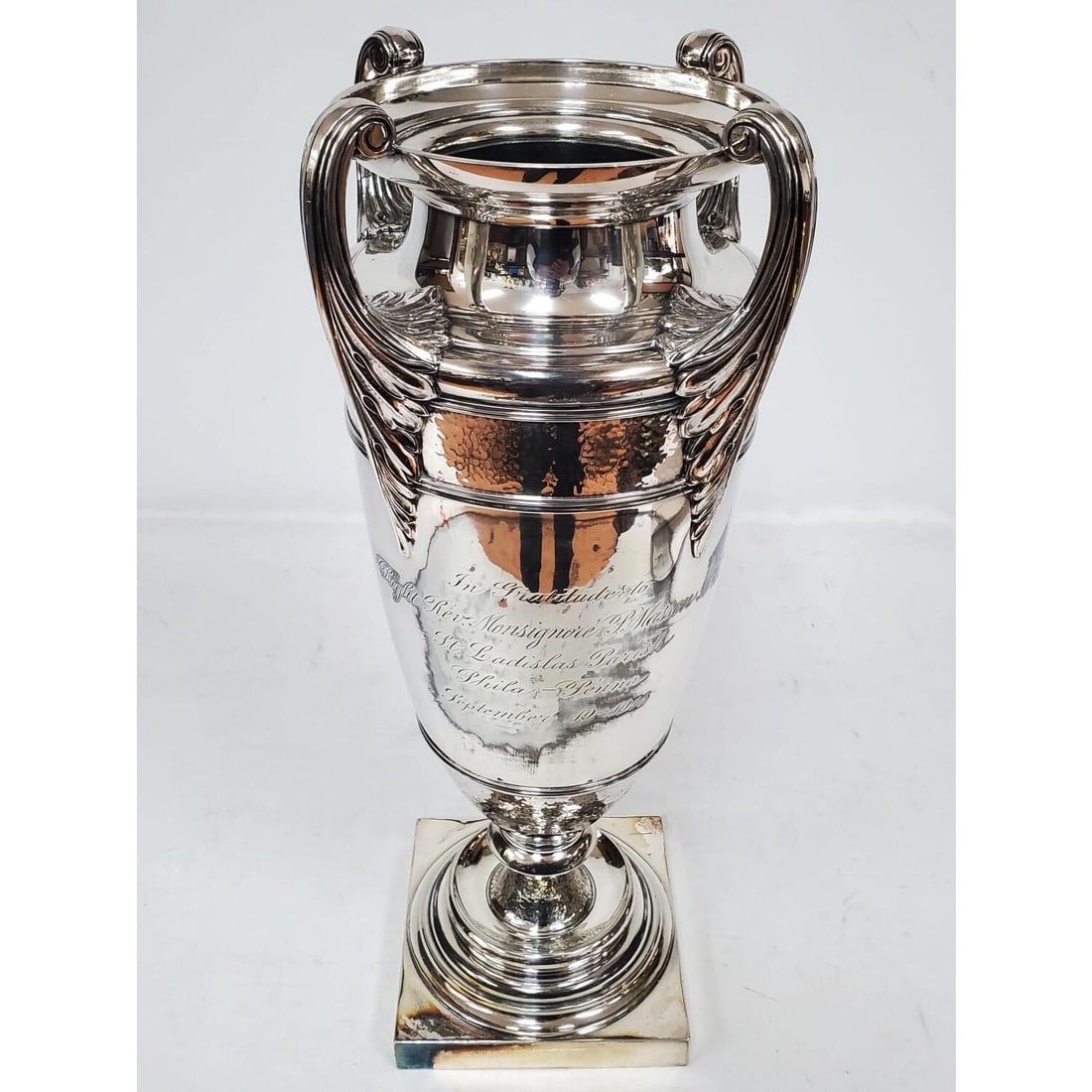 Antique Pairpoint Monumental Silver-Plated Urn (1 of 11)