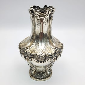 800 Silver Small Vase