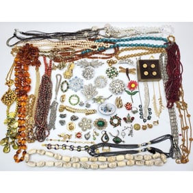 Large Bag Lot of Good Quality Costume Jewelry