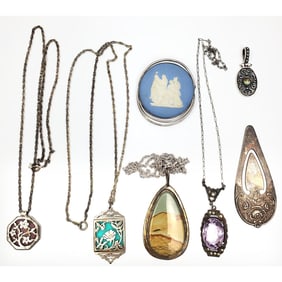Lot of Silver Jewelry Items