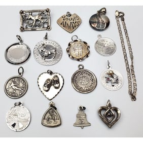 Lot of Silver Pendants