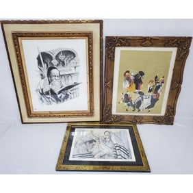 Lot of 3 Judaica Prints