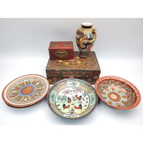 Lot of 8 Chinese & Japanese Items