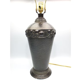 Hand Hammered Lamp