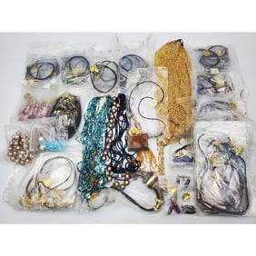 Large Bag Lot of Costume Jewelry