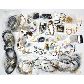 Large Bag Lot of Costume Jewelry
