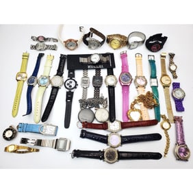 Large Bag Lot of Costume Jewelry Watches