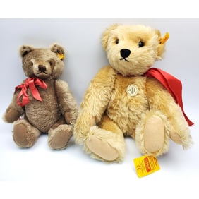 Antique Steiff Classic Teddy Bear c.1909 & Another