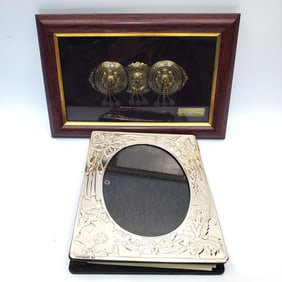 Russian Belt Ornament in Shadow Box Frame