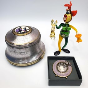 Interesting Lot of 3 Decorative Items