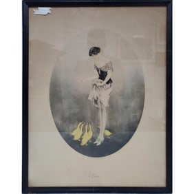 Louis Icart, French (1888-1950) Color Etching