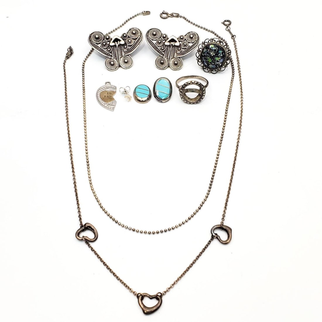 Tiffany & Co Elsa Peretti Sterling Silver Necklace (1 of 4)