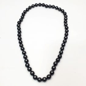 Hematite Beaded Necklace