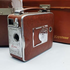 Antique Keystone Camera & a GE Exposure Meter