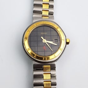 Ferrari 18K Gold Stainless Steel Watch
