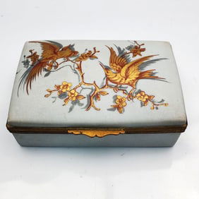 "Le Tallec" France Hand Painted Porcelain Box