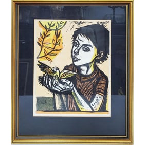 Irving Amen, American (1918-2011) Lithograph