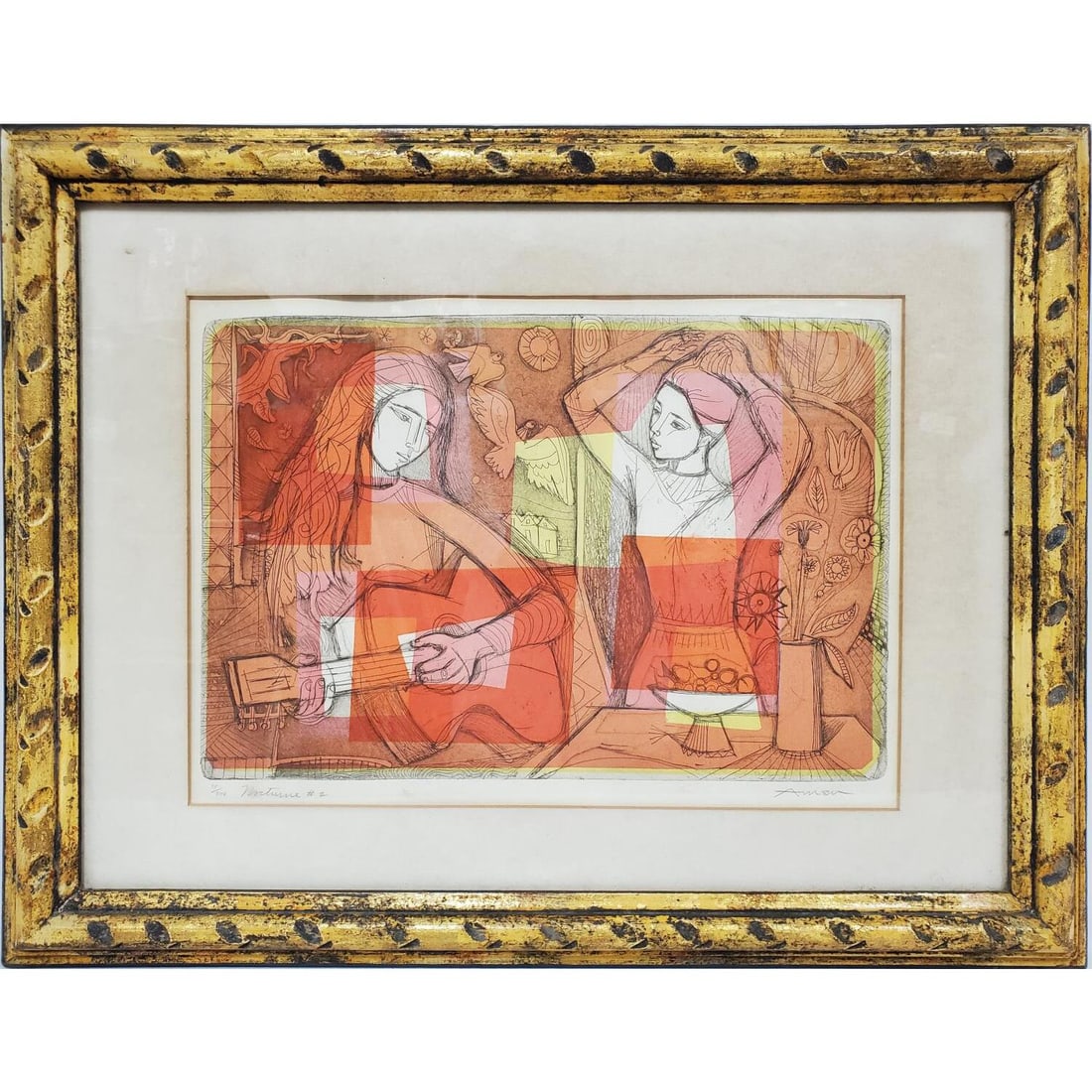 Irving Amen, American (1918-2011) Lithograph (1 of 4)