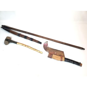 Lot of 3 Antique Wooden Tools