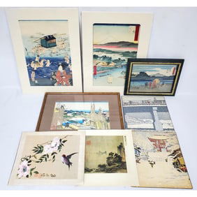 Lot of 8 Chinese and Japanese Items