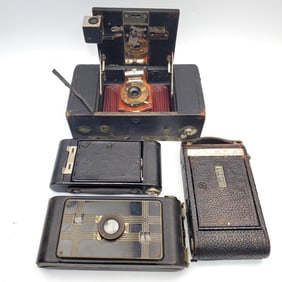 Lot of 4 Vintage Kodak Cameras