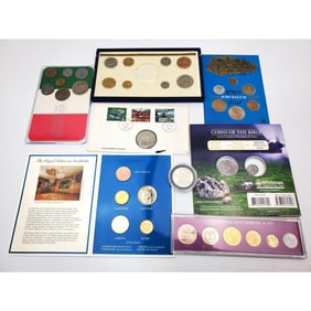Lot of Coin Sets From Various Countries
