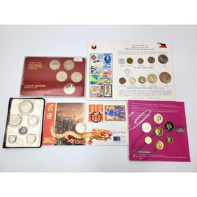 Lot of Coin Sets From Various Countries