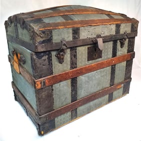 Antique 19th C. Steamer Trunk