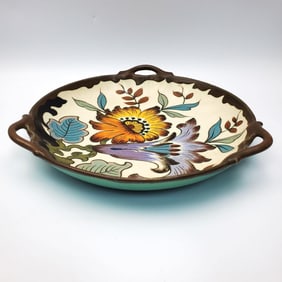 Royal Gouda 3-Handled Pottery Bowl