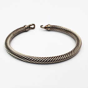 David Yurman Sterling Silver & Diamonds Bracelet