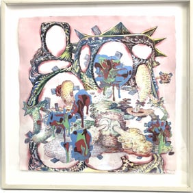 Acrylic and Colored Pencil Drawing by J. Fiber