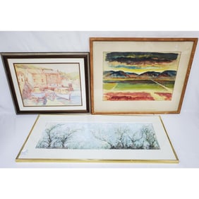 Lot of 3 Signed Paintings