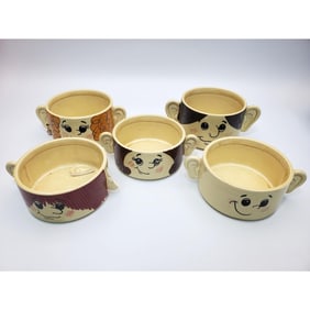 Set of 5 Vintage Stacking Souper Bowls