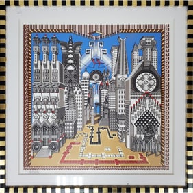 Pedro Friedeberg, Mexican (b.1936) Silkscreen